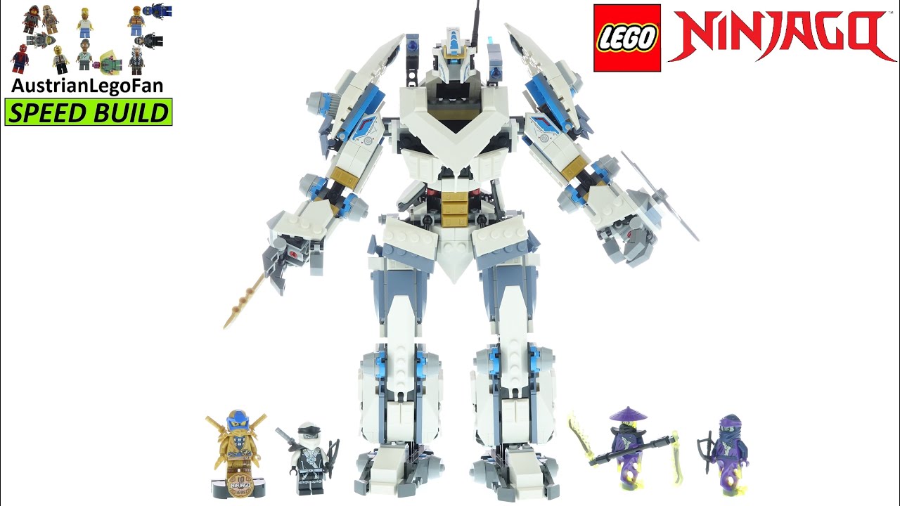LEGO Ninjago 71738 Zane's Titan Mech Battle - Lego Speed Build Review