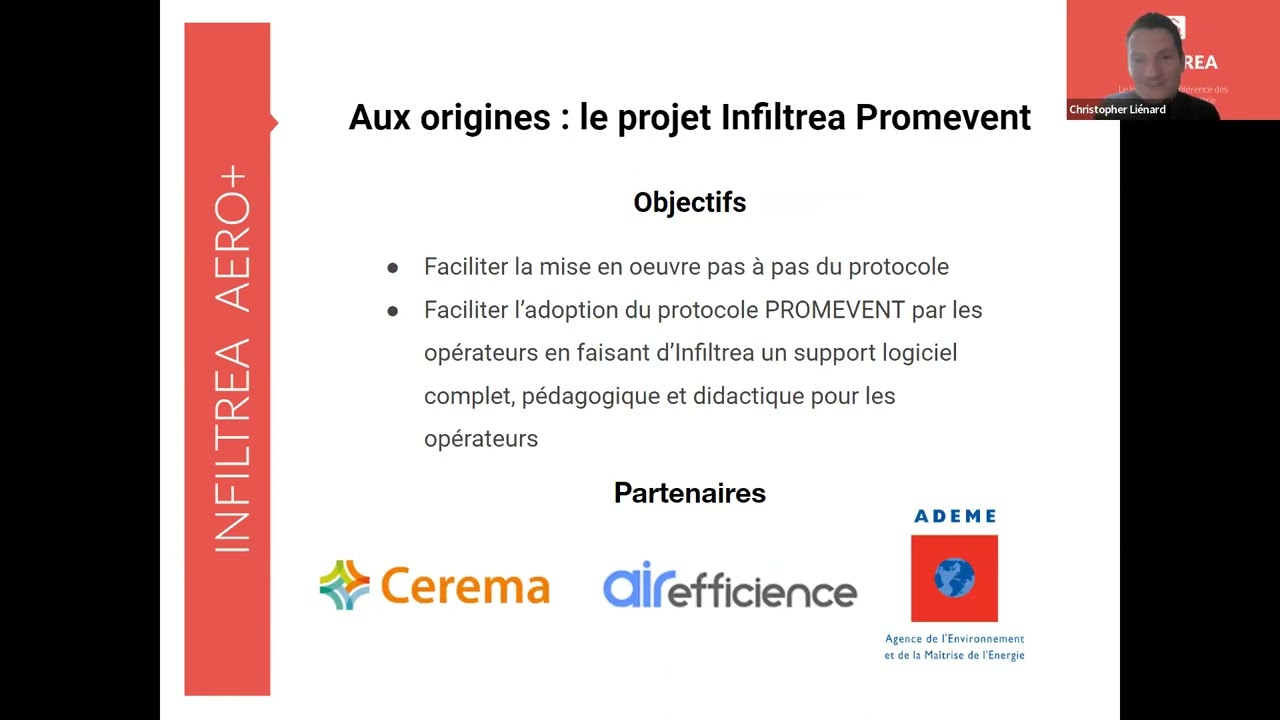 Webinaire INFILTREA Aero+ RE2020