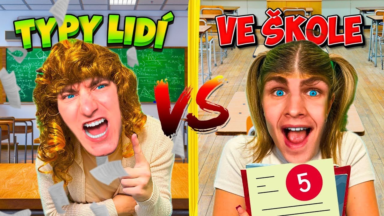 Jak se CHOVÁM JÁ vs BOUCHAL ve ŠKOLE!