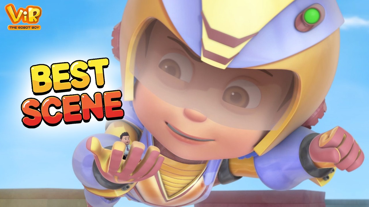 Vir The Robot Boy :Vir Ne Bachaya Bunty Ko | Best Scenes | Robot Cartoon for kids