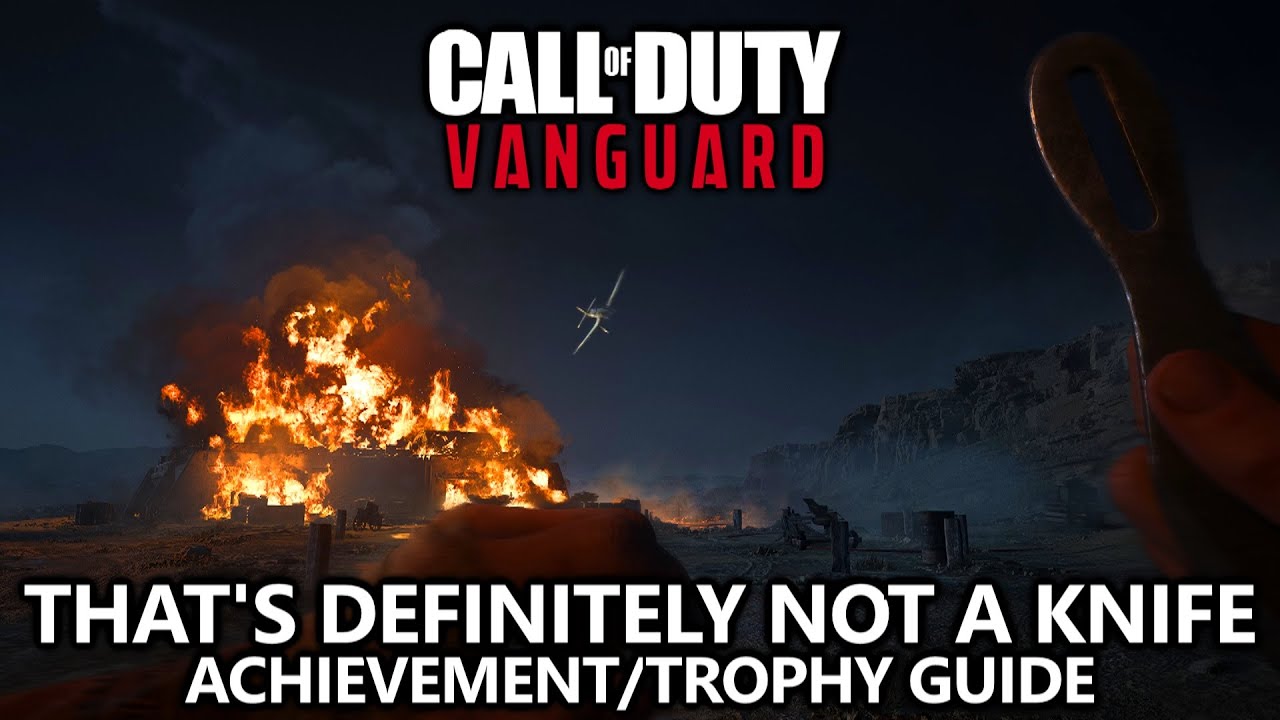Call of Duty Vanguard - That's Definitely Not a Knife Achievement/Trophy - Bring Down the Stuka