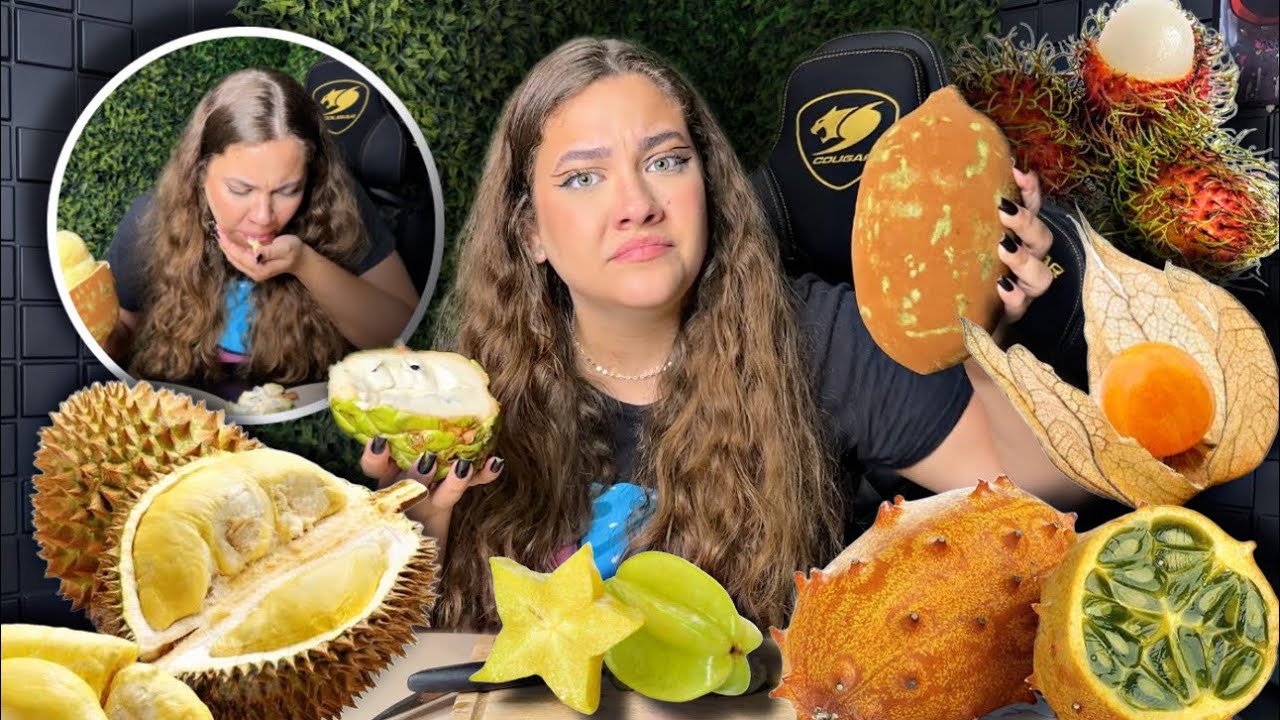 PROVEI AS FRUTAS MAIS ESTRANHAS E ME ARREPENDI!!