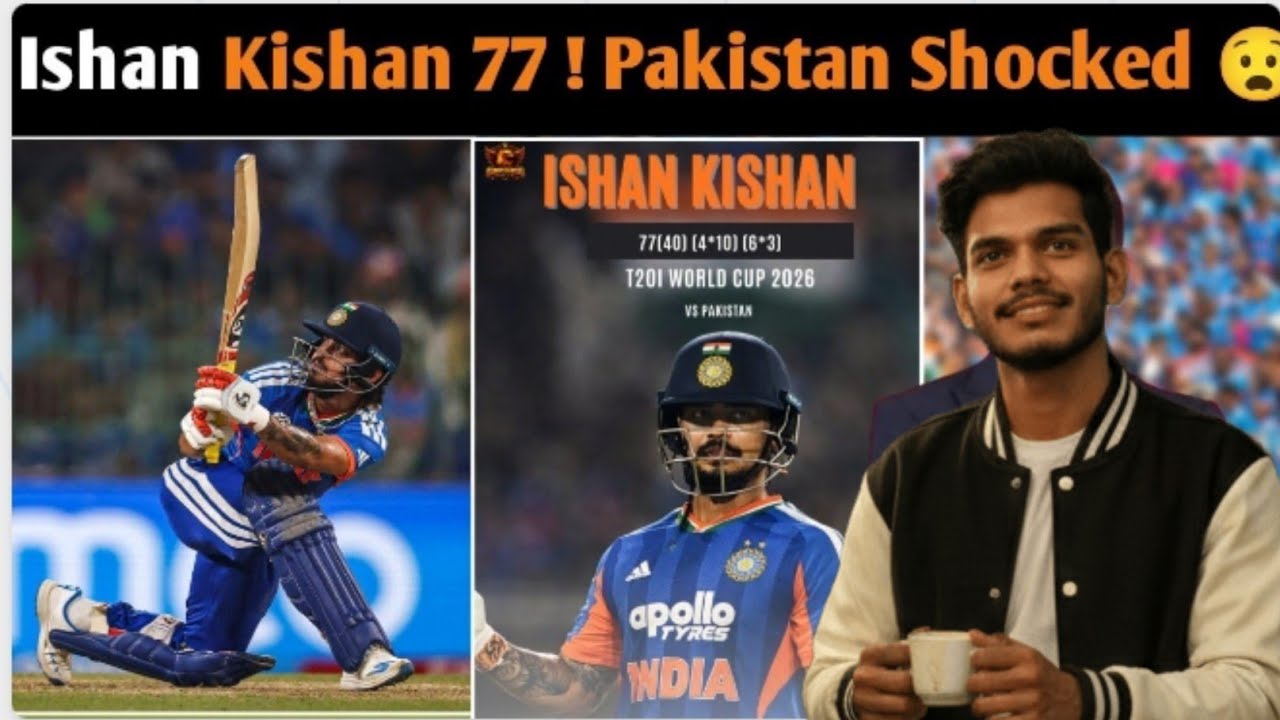Ishan Kishan 77 vs Pakistan  | India vs Pakistan T20 World Cup 2026 Full Match Analysis | IND vs PAK