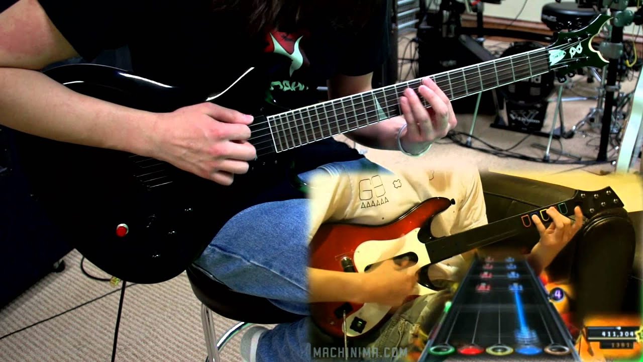 Megadeth Holy Wars Guitar Hero Vs. Real Guitar