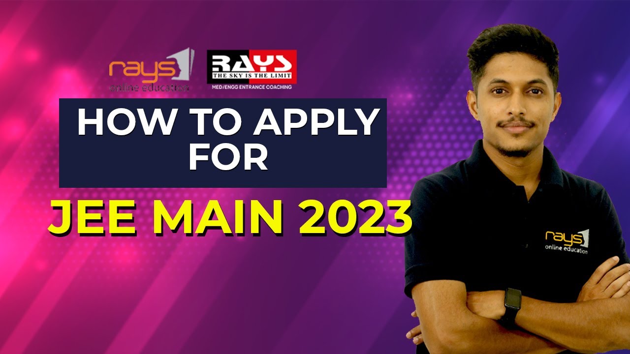 How to apply for JEE main 2023 |