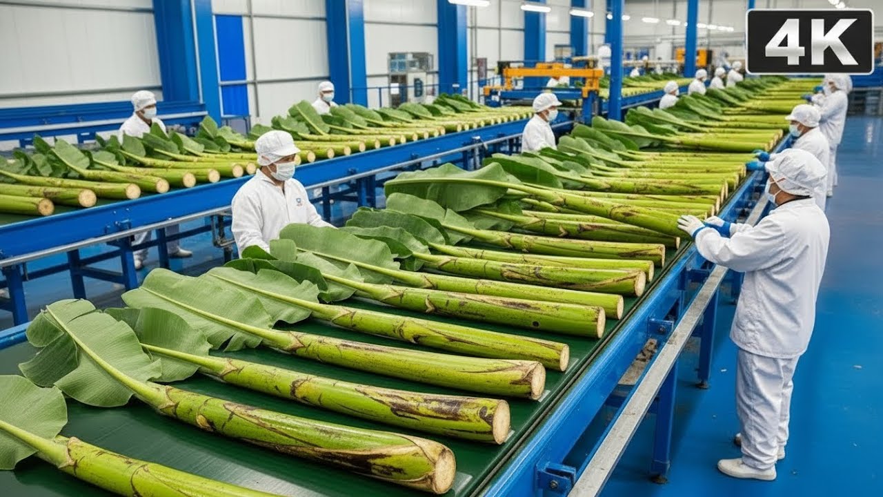 Inside a High-Tech Banana Stem Factory You&rsquo;ve Never Seen Before