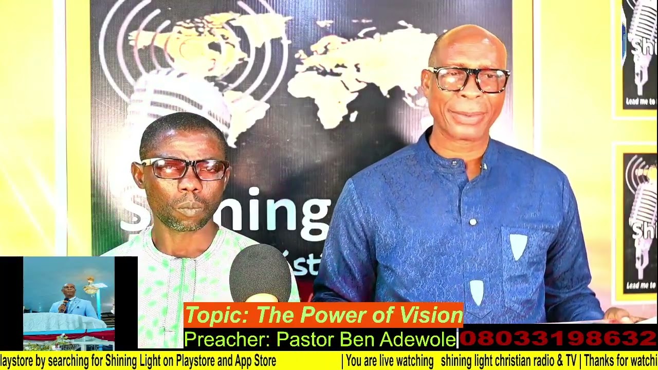 The Power of Vision By Pastor Ben Adewole