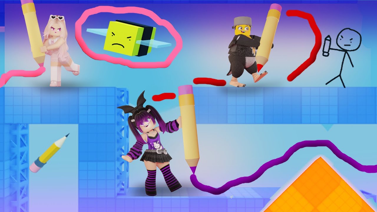¡El obby más divertido y creativo en Roblox! 🤩🎨 Dibuja tu propio obby 🖍️ #TeamGritón