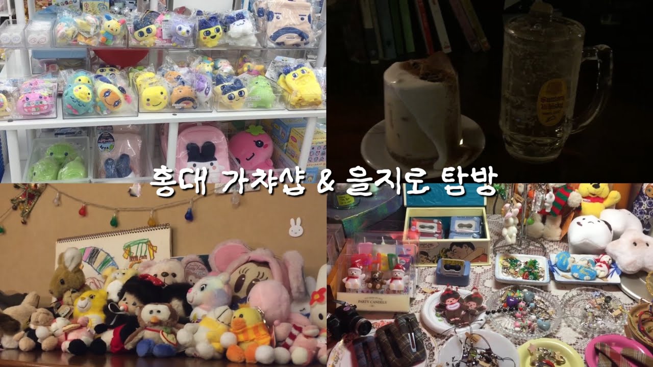 가챠깡하러 홍대가고 을지로에서 노는 일상 | 오타쿠 브이로그