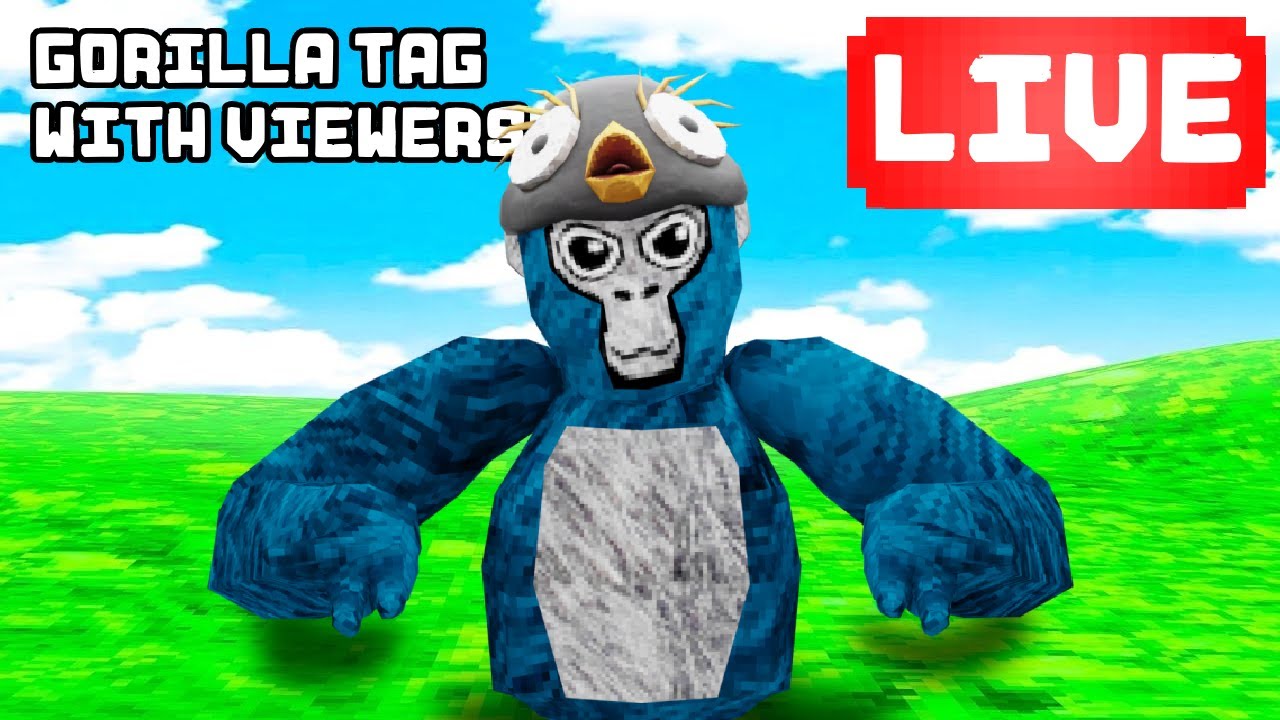 🔴GORILLA TAG LIVE PLAYING WITH VIEWERS🔴