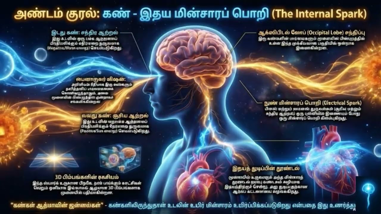 கண் - இதய மின்சாரப் பொறி(The Internal Spark) #vasiyogam #humanbodyfacts #innerawakening #tamilfacts