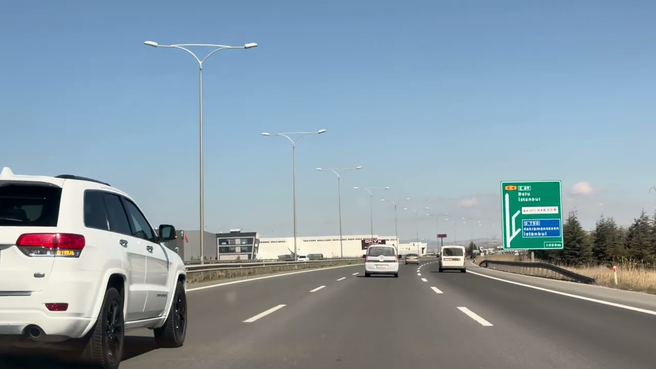 Ankara Kızılcahamam yol manzaraları 
