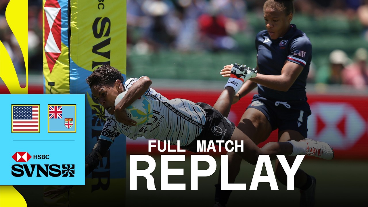 Pure ENTERTAINMENT on Day 1️⃣ | USA v Fiji | HSBC SVNS Perth 2026 | Full Match Replay