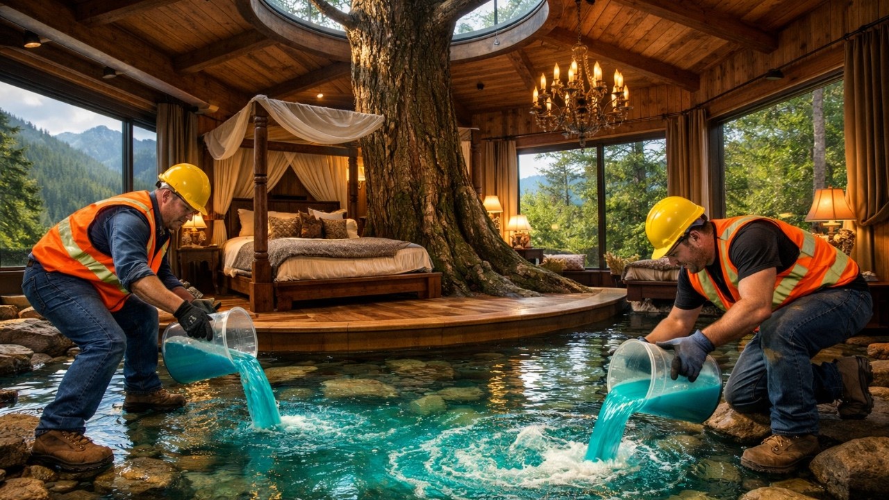 Top 5 Luxury Wooden Homes Enhanced by Nature-Inspired Epoxy Resin Flooring