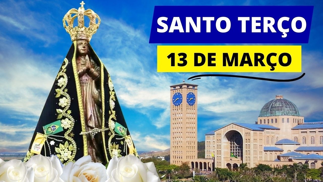 SANTO TERÇO DE HOJE - 13 DE MARÇO DE 2026 | MISTÉRIOS DOLOROSOS | REZE CONOSCO | SEXTA FEIRA