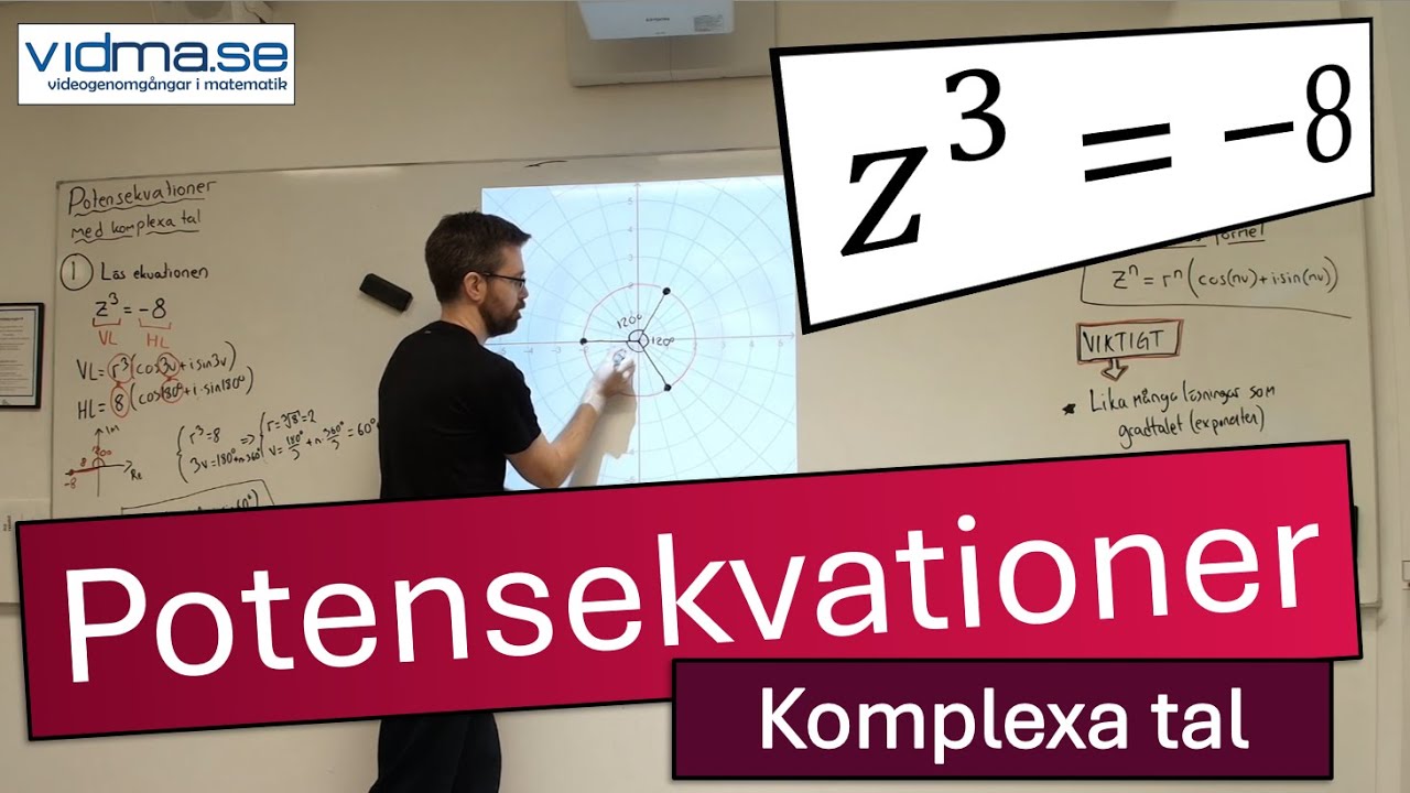 Matematik 4. POTENSEKVATIONER MED KOMPLEXA TAL