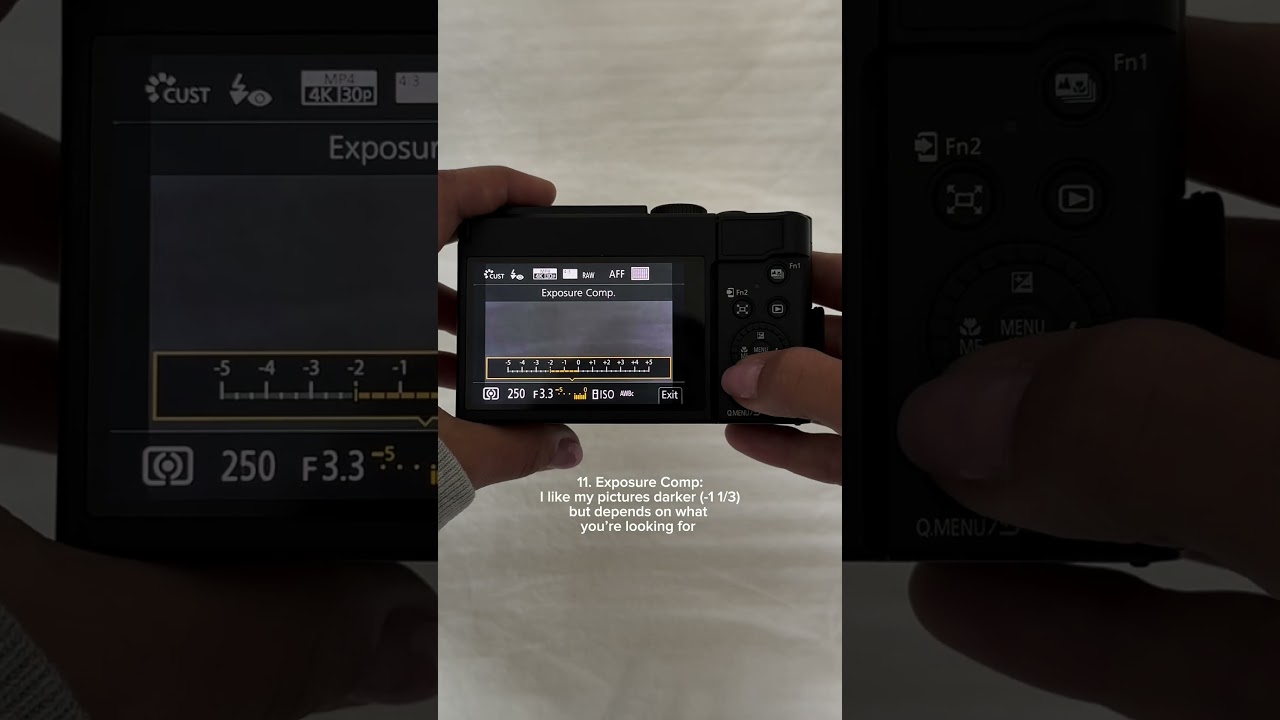 Настройки LUMIX ZS99