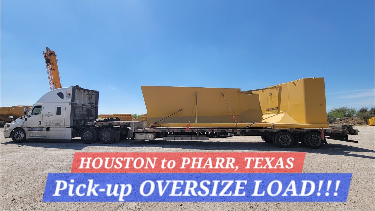 PICK-UP OVERSIZE LOAD FROM PHARR, TX🇨🇱🇺🇲!!!INDOTRUCKER 