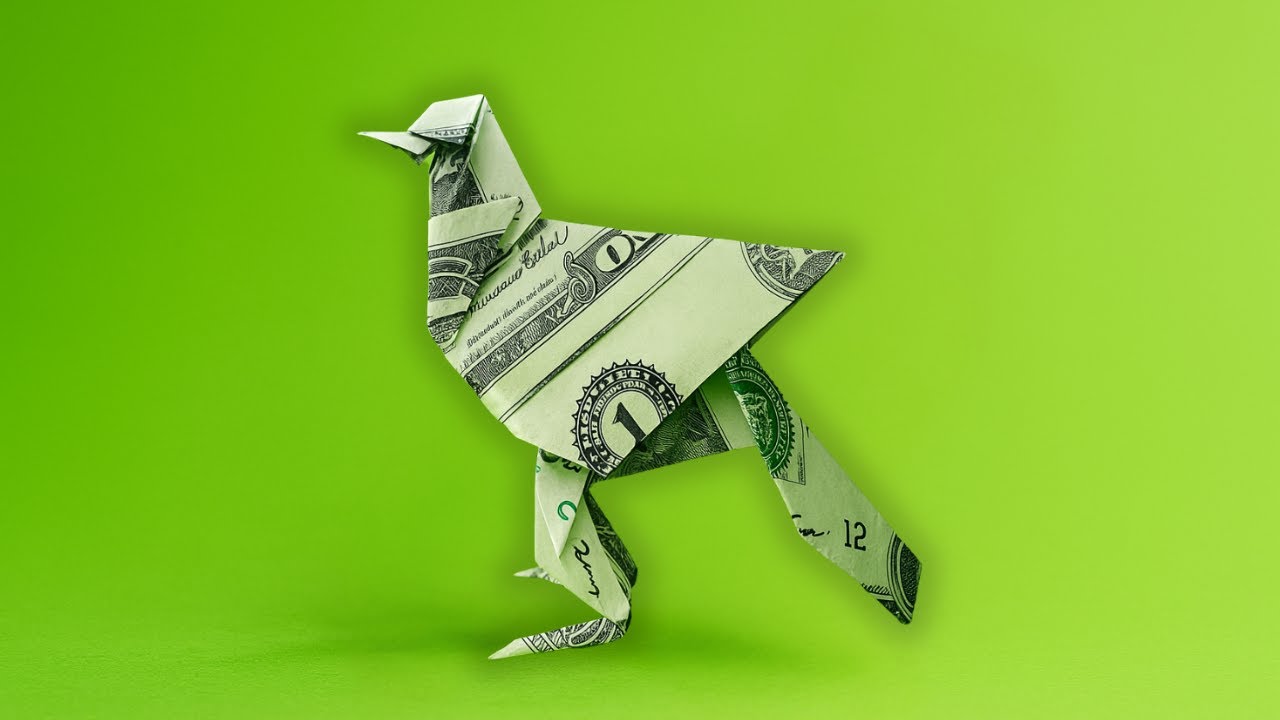 Money Origami Bird – Step-by-Step Dollar Bill Bird Folding Tutorial