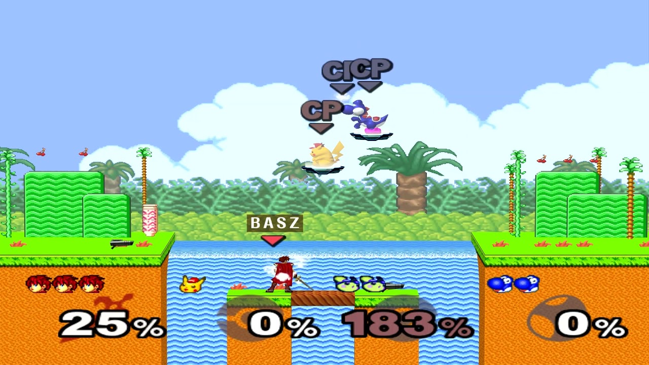 Super Smash Bros Melee (GCN) Melee VS Stock Team Match #13