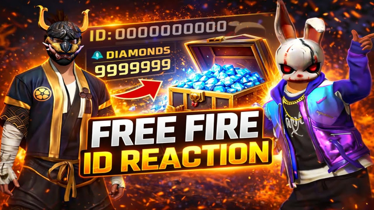 LIVE 🔴 Free Fire ID Reaction 😱 | Send Your FF ID & Get Live Reaction | Crazy ID Check