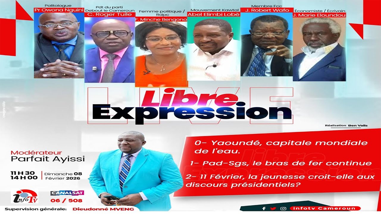 LIBRE EXPRESSION DU 08 FÉVRIER 2026