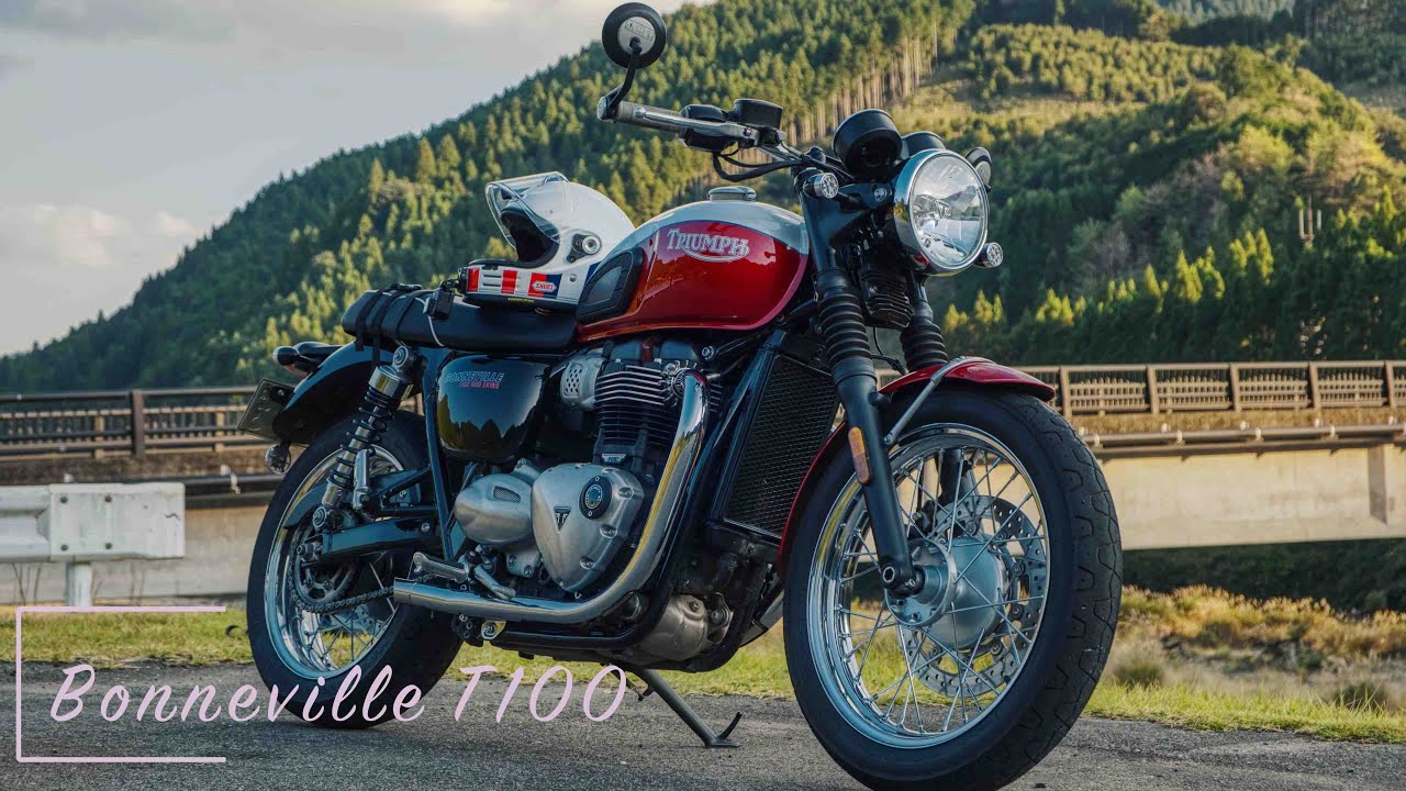 南丹市宇津峡公園 ~Triumph Bonneville T100 ~
