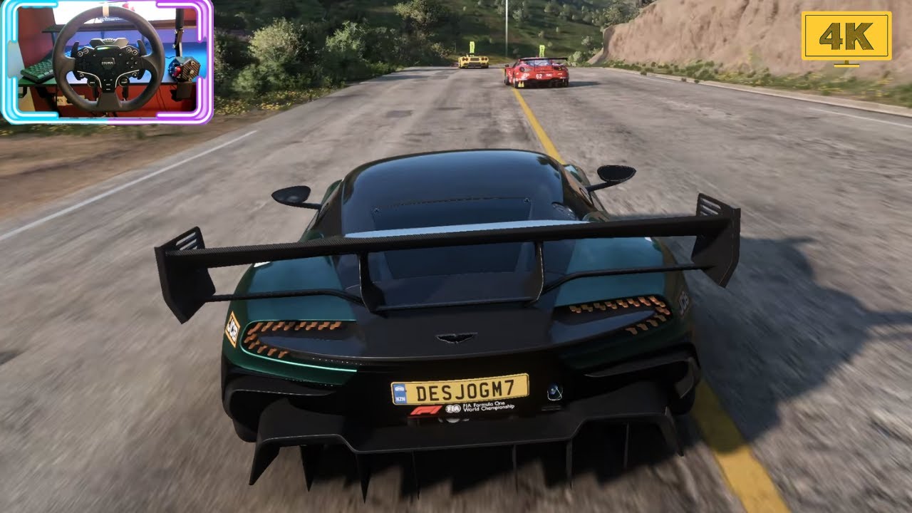 Aston Martin Vulcan AMR PRO VS TRACK TOYS - Forza Horizon 5 / Moza R3 Steering Wheel / 4K Gameplay