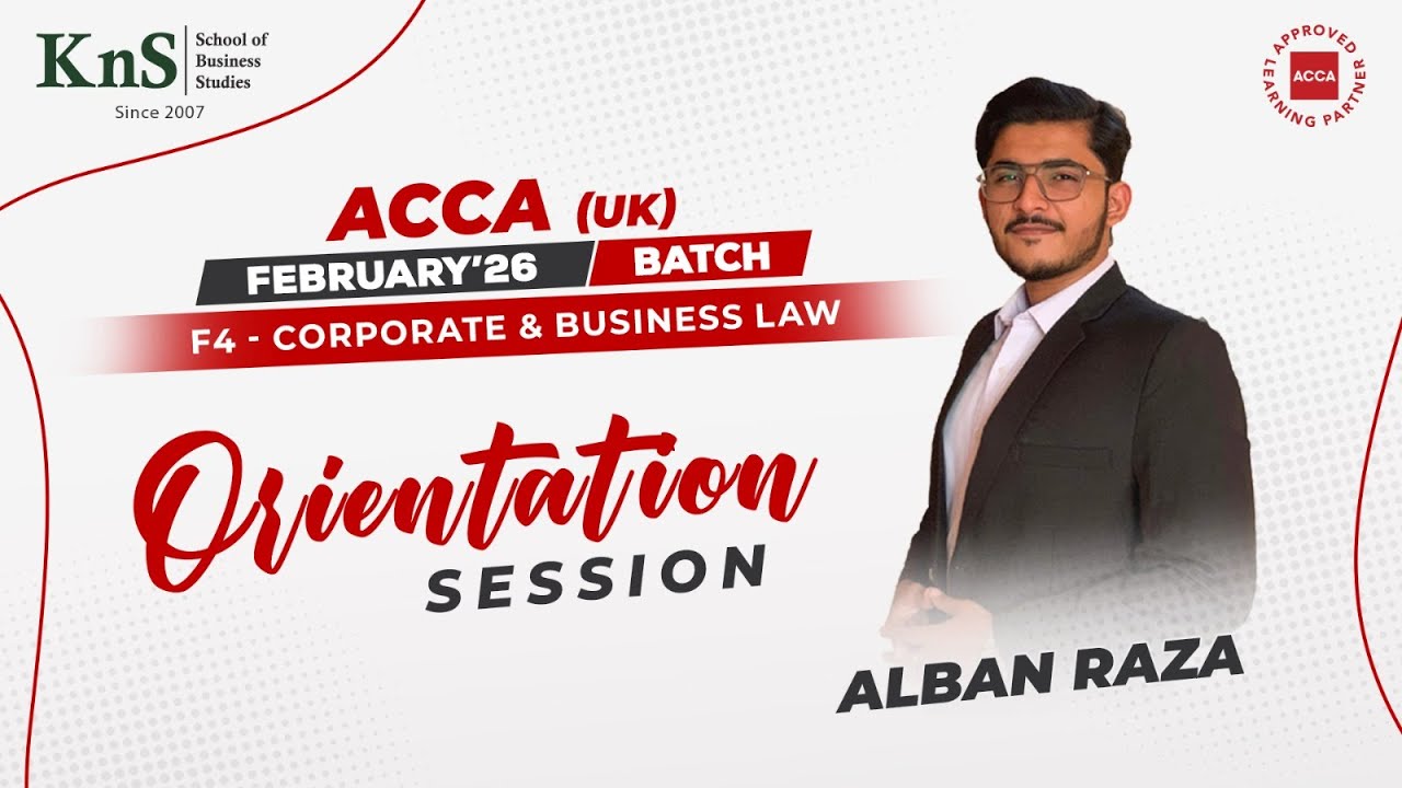 KnS | F4 | Business Law | Post Result Session Feb 2026 | By Sir Alban Raza