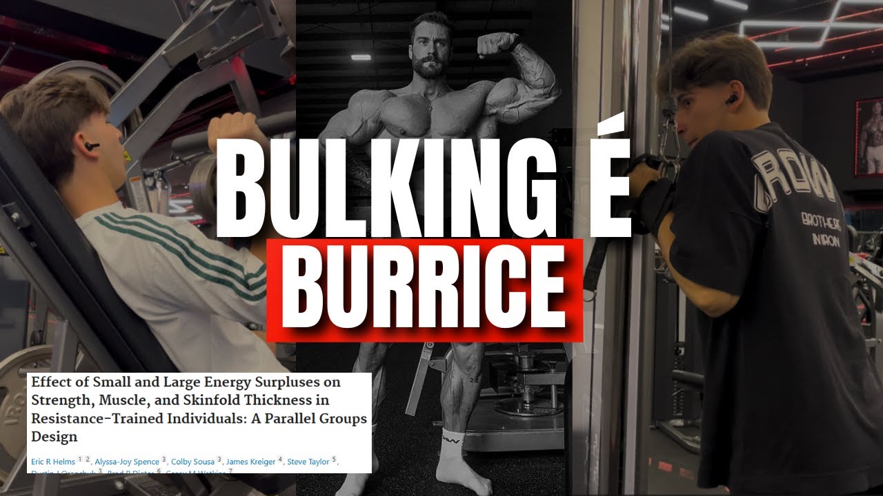 Pare de fazer bulking, faça ISSO no lugar (Ganho de Músculo SECO)
