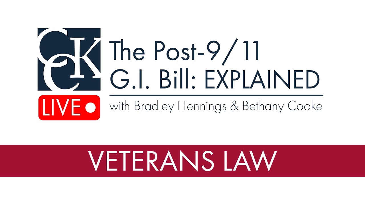 The Post-9/11 GI Bill Explained
