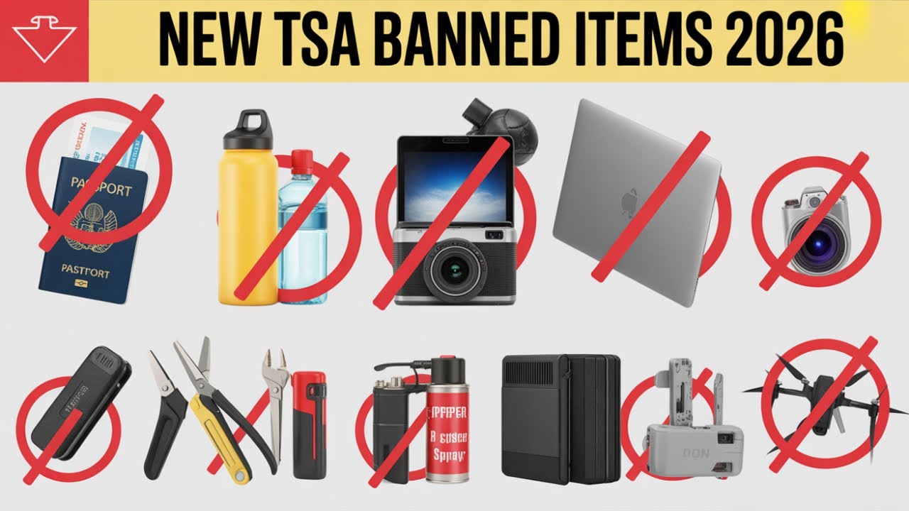 TSA КОНФИСУЕТ эти 10 предметов в 2026 году (путешественники не знают)