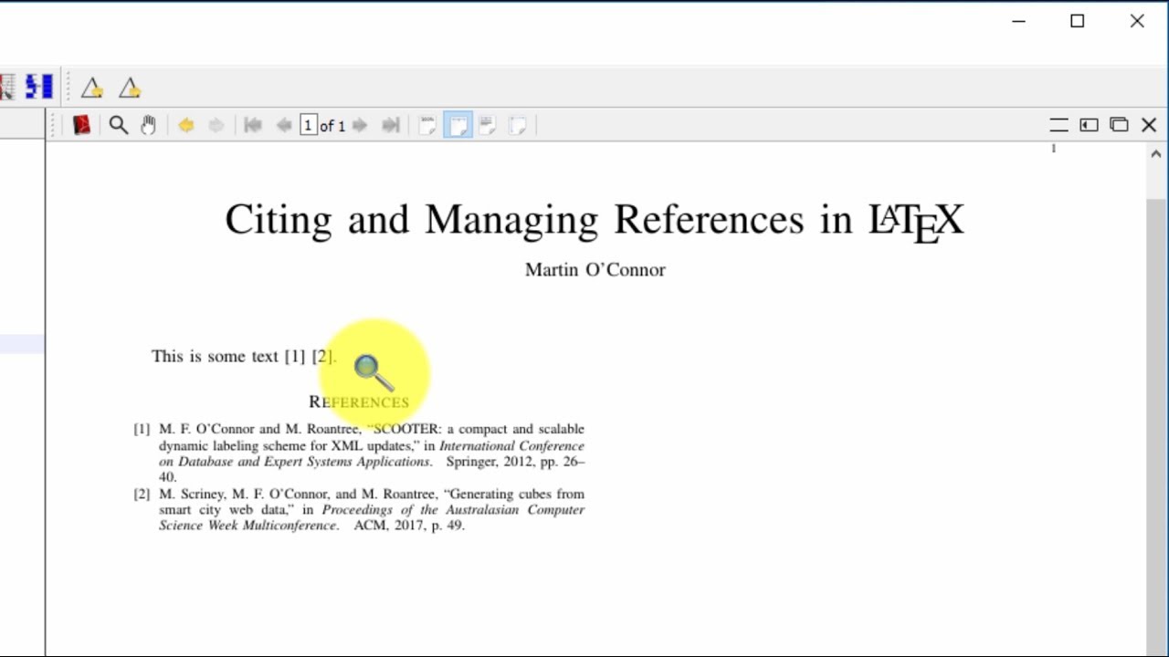 How to cite references in LaTeX