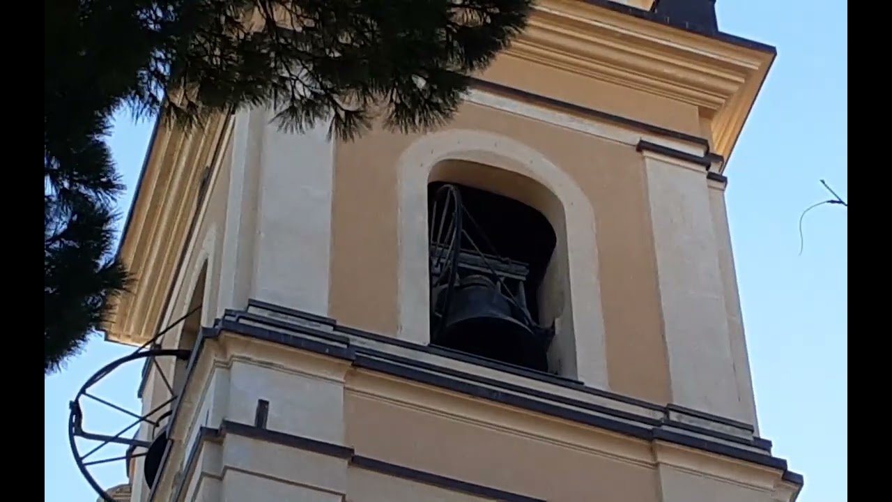 Le campane di Arenzano (GE) Parrocchia e Santuario- Angelus feriale a 2 campanili