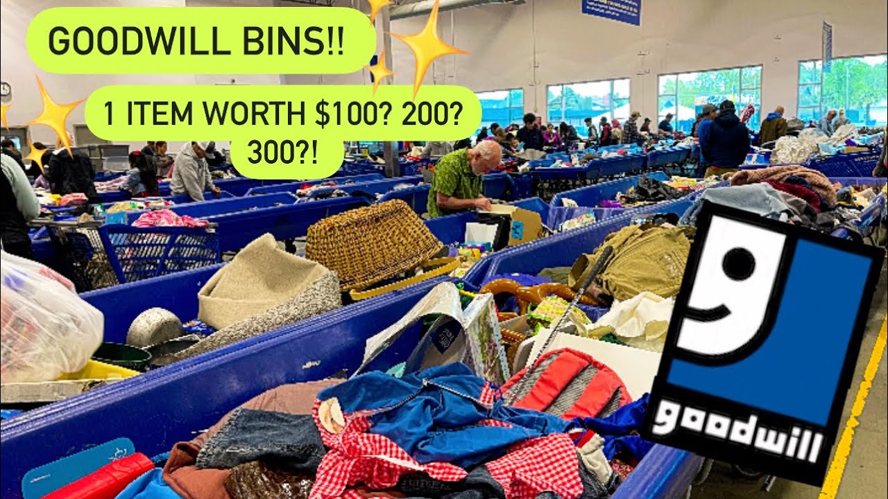 Let’s Go To Goodwill Bins!! A RARE Item Worth Hundreds! Come Thrift With Me! ++HAUL!