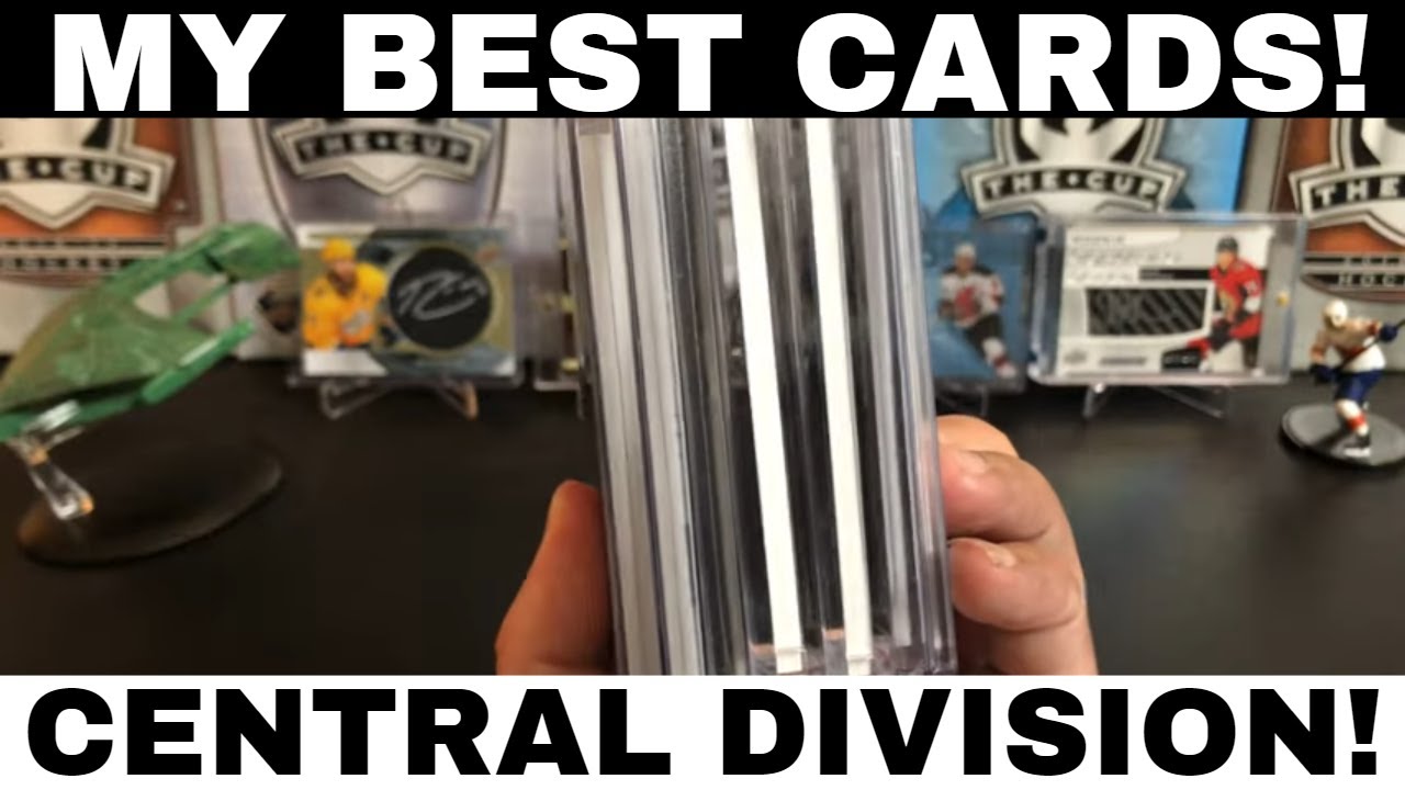 My best hockey cards from the NHL's Central Division Teams!