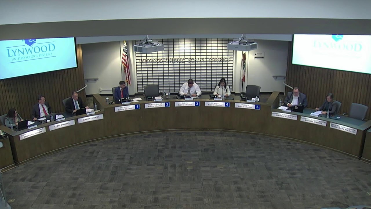 Lynwood Unified Regular Board Meeting | December 11, 2025