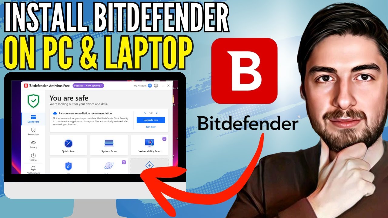 Как загрузить и установить антивирус Bitdefender в Windows 11