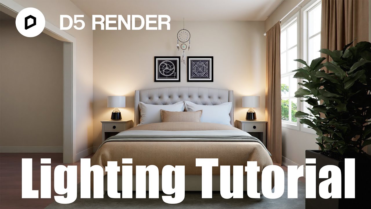 D5 Render Lighting Complete Tutorial - English Subtitle