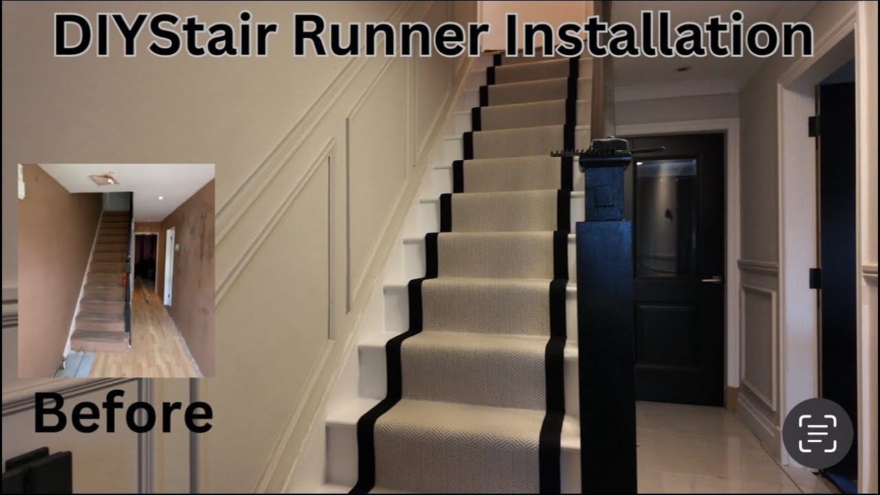 DIY Stair Runner Installation! My First Time!