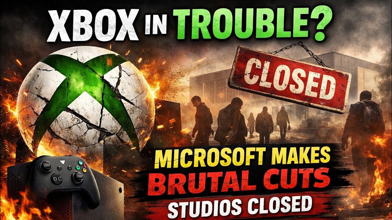 Xbox in Trouble? Microsoft Makes Brutal Cuts, Studios Closed, Games Canceled! #xbox #gaming
