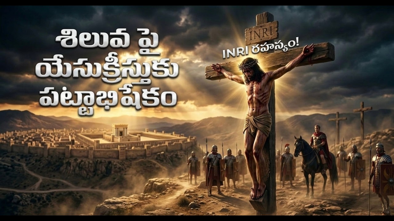 “శిలువ పై యేసుక్రీస్తుకు పట్టాభిషేకం జరిగిందా|INRI Mystery Bible Hidden Truth|Bible Stories Telugu”