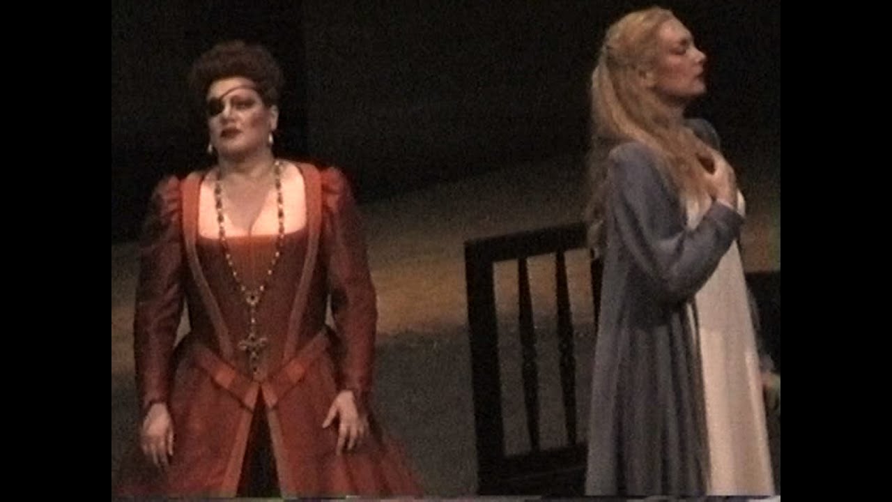Pvt video-Greatest Verdi mezzo of late 20th c. Dolora Zajick blasts Thunderous Eboli 'O don fatale'