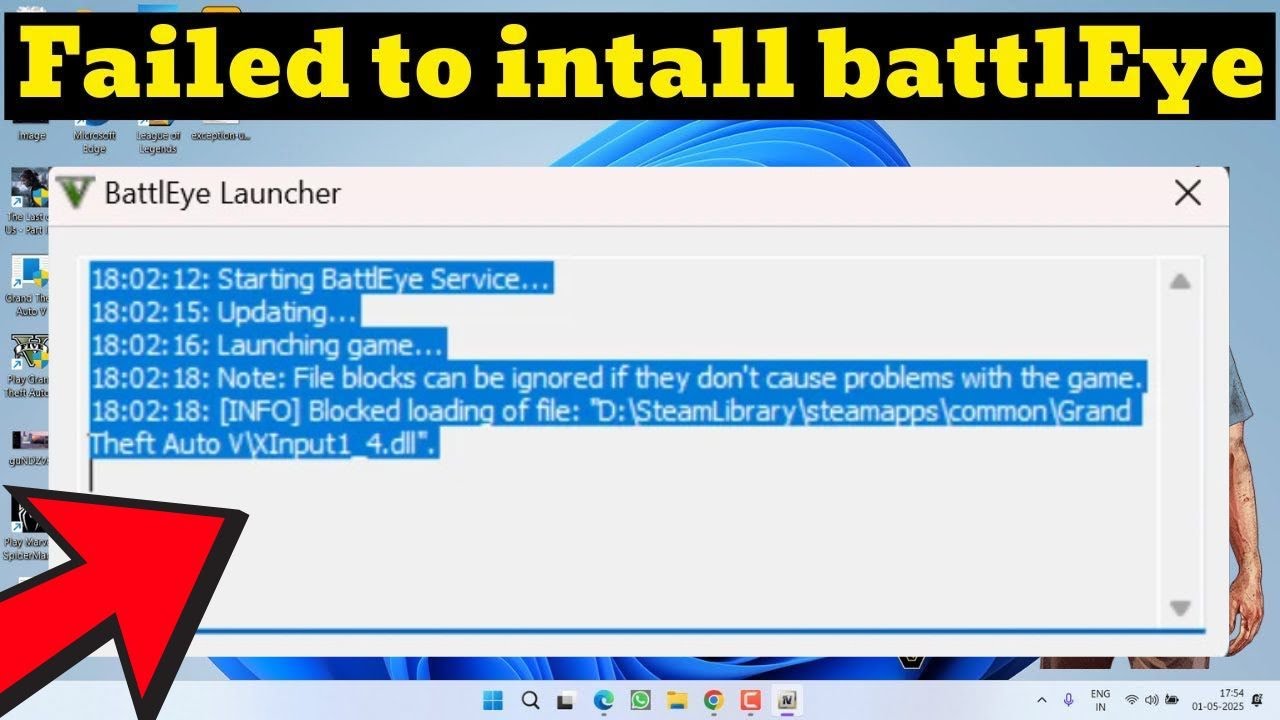 How to Fix Failed to install battleye GTA 5