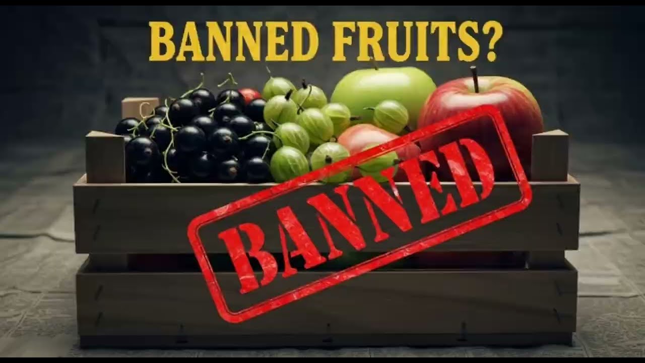Why These 20 Garden Fruits Were BANNED in the 1950s 🍎🚫 (The Forgotten American Law) #history 
