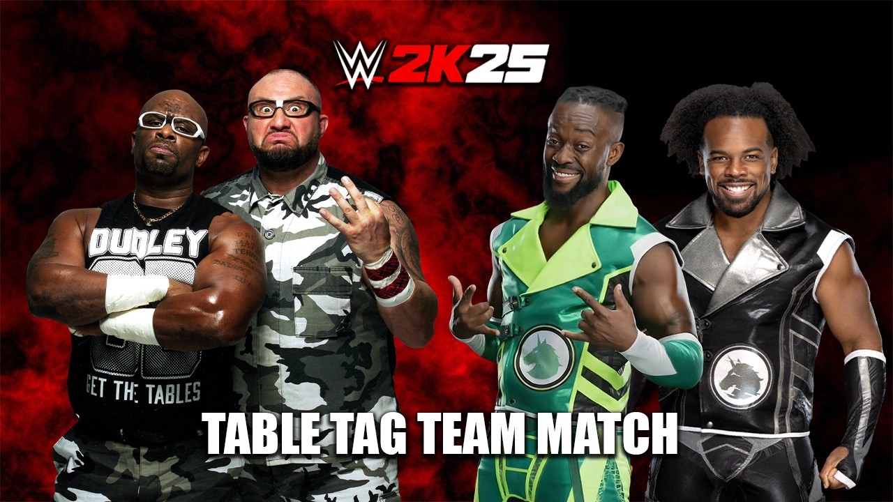 Dudley Boyz vs The New Day - WWE 2K25