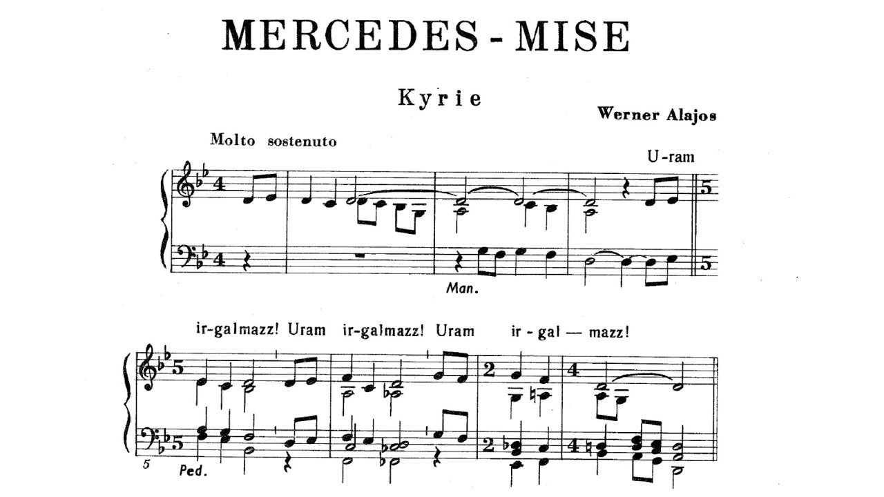 Mercedes mise (Werner Alajos) Kyrie + Gloria