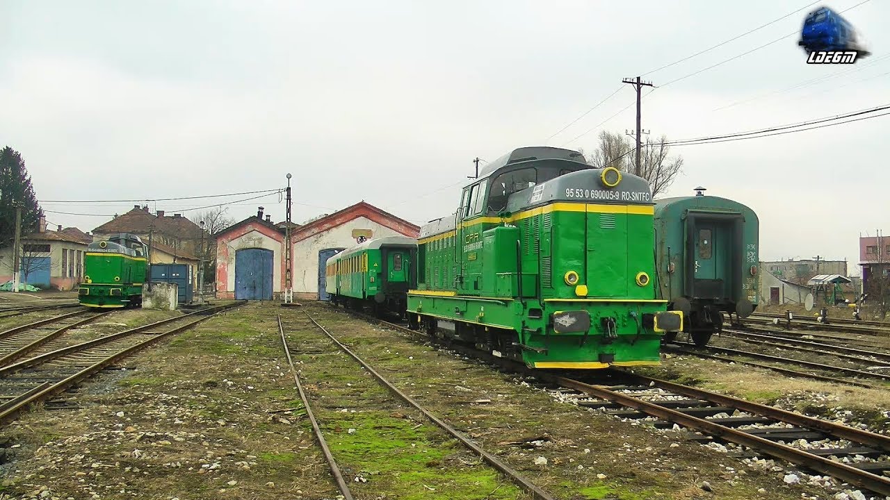 LDE1250 69-0005-9 & Activitate Feroviară/Rail Activity in Gara Oravița Station - 14 February 2019