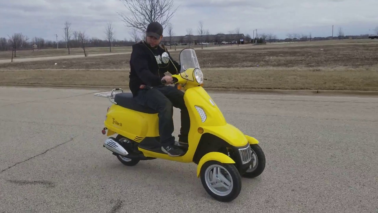 50cc 49cc T Rider Trike Scooter For Sale From SaferWholesale.com