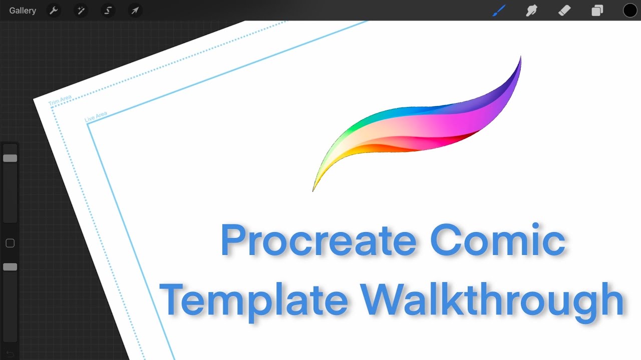 Procreate Comic Book Page Templates- Walkthrough